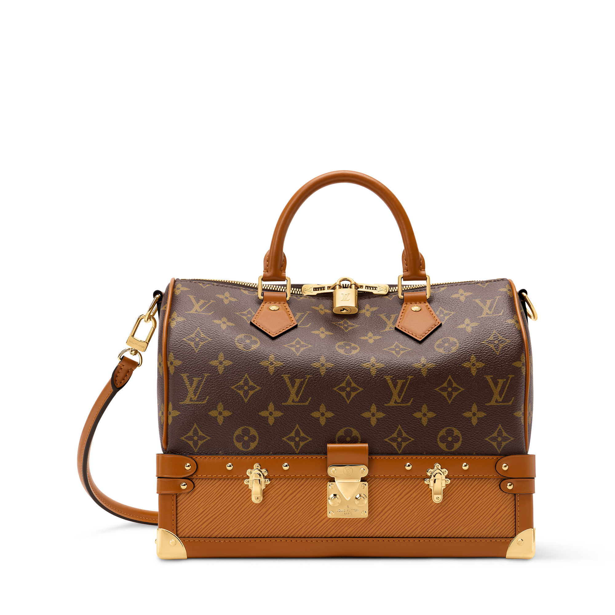 Bolso Speedy 30 con bandolera Lona Monogram - Bolsos de mujer
